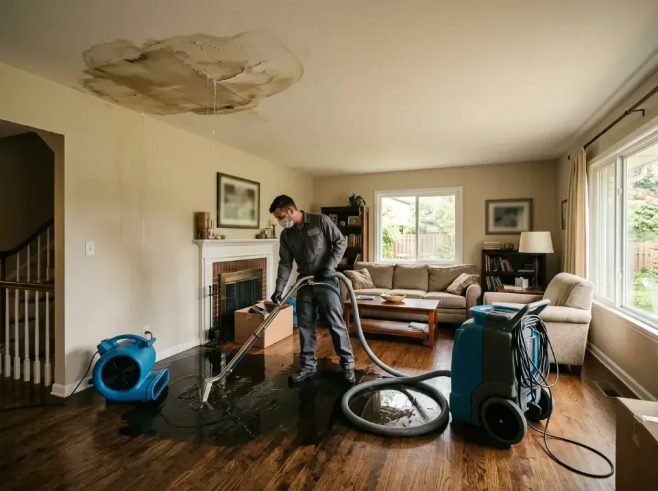 attic-pipe-burst-ceiling-drip-008 — frequently asked questions, Water Damage Restoration & Carpet Care in Woodburn, VA